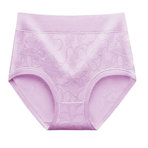 Xunlbb Clearance Under $5,Women's Large Size High Waist Panties Fashionable Sexy Women's Panties (Multicolor 2XL) on Clearance