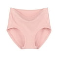 thumbnail image 1 of Xunlbb Clearance Under $5,Women's Solid Plus Size XL-6XL Casual High Waisted Cotton Underwear Ladies Soft Full Briefs Panties Soft Breathable Super Stretchy Ladies Briefs (Pink 5XL) on Clearance, 1 of 4