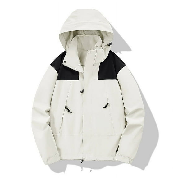 Women Detachable Cap And Windproof Thick Three-in-one Jacket Outdoor Sports Warm Jacket