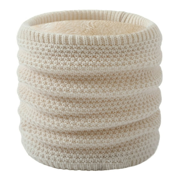 Xunlbb End of Year Clearance Winter Scarf for Women and Men Neck Gaiter Warmer Women's Winter Scarf With Warmth And Plush Protection High Neck Thick Yarn Single Circle Solid Color And Neck Cover