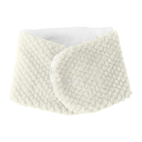 Xunlbb End of Year Clearance Winter Scarf for Women and Men Neck Gaiter Warmer Women's Winter Solid Color Button Scarf With Warmth And Plush Protection Thick Neck Gaiters Christmas Gift