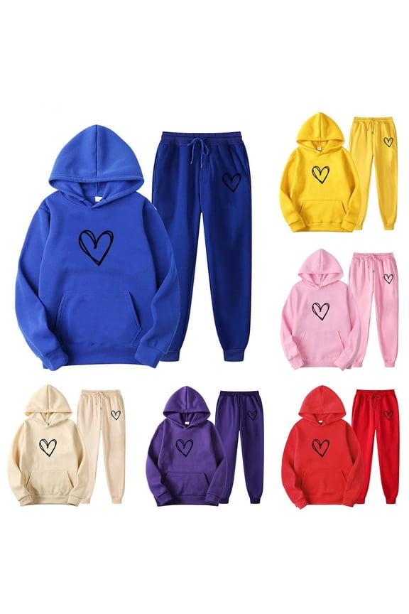 Hoodies Sweatshirt Set Optimized for Sports And Leisure Two-piece Set Men's Long Sleeved Hoodies Set Long Sleeved Hoodies Set, S-3XL