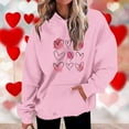 thumbnail image 1 of Xunlbb Hoodies for Women,Womens Fashion Casual Valentines Day Printing Long Sleeve Tops Hoodie Sweatshirts,Size S-3XL, 1 of 5