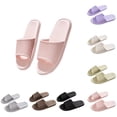 thumbnail image 1 of Xunlbb Lightweight Sandals for Women Men Comfort Non-Slip Pillow House Sandals Waterproof Shower Shoes Indoor Slides Bathroom Sandals Slip On Slide Sandals Easy to Clean 37-45, 1 of 9