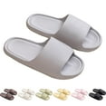 thumbnail image 1 of Xunlbb Lightweight Sandals for Women Men Comfort Non-Slip Pillow House Sandals Waterproof Shower Shoes Indoor Slides Bathroom Sandals Slip On Slide Sandals Easy to Clean 37-45, 1 of 4