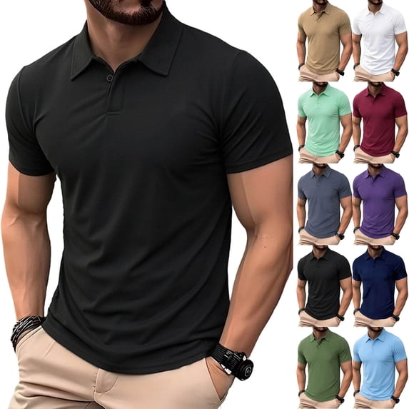 Xunlbb Men's Shirts Mens Dress Shirts Men's Pullover Zipper Printing Lapel Long Sleeve Turndown Collar Blouse Shirt on Clearance, M-3XL