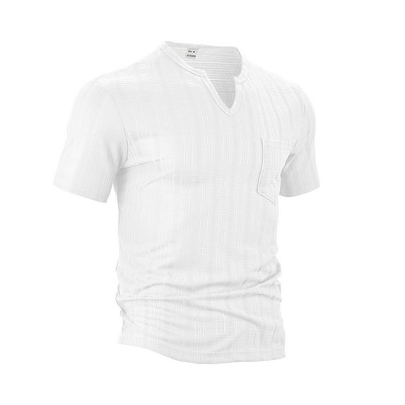 Large Men Tshirt Clearance, ManEurope And AmericaSummertimeThinSolid ColorShort SleevePolyesterFlax ImitationSmallTurndown Collar ShirtShirt