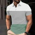 thumbnail image 1 of Xunlbb Mens Shirt Men'S Clothing Under $10 Men's Gradient Printed Top Casual Short Sleeved Lapel Top/shirt, S-4XL, 1 of 5