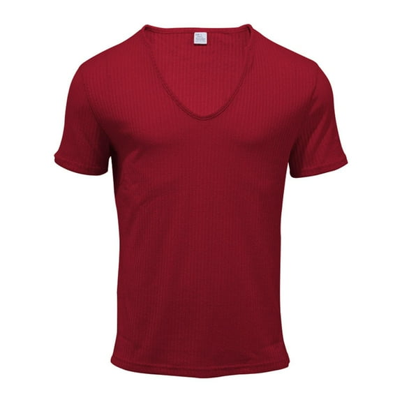 Xunlbb Mens Shirt Men'S Clothing Under $10 Men's Vintage Strip Short Sleeve T-shirt U-neck Pullover Round Neck Casual, S-3XL