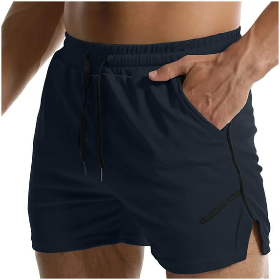 Xunlbb Mens Shorts Clearance Gym Shorts Men, Men Fashion Casual Pocket Drawstring Elastic Body Building Shorts, M-2XL