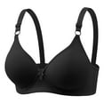 thumbnail image 1 of Xunlbb Non Wired Bras for Women, Everyday Bras,Supportive and Coverage Women's Non Steel Ring Style Printed Gathered Middle Button Breathable Underwear Daily Bra M-3XL, 1 of 8