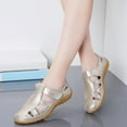 thumbnail image 1 of Xunlbb Sandals for Women Women's Summer Leather Sandals Comfortable Soft Soled Mom Shoes Paste Casual Shoes Beach Sandals for Woman on Clearance, 1 of 7