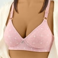 thumbnail image 1 of Xunlbb Comfortable Bras for Women, Women's Broken Flowers Comfortable Breathable Exhaust Printing Non-Wired Bra on, 1 of 3