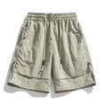 thumbnail image 1 of Xunlbb Solid Color Outdoor Sports and Leisure Side Zipper Shorts, 1 of 8