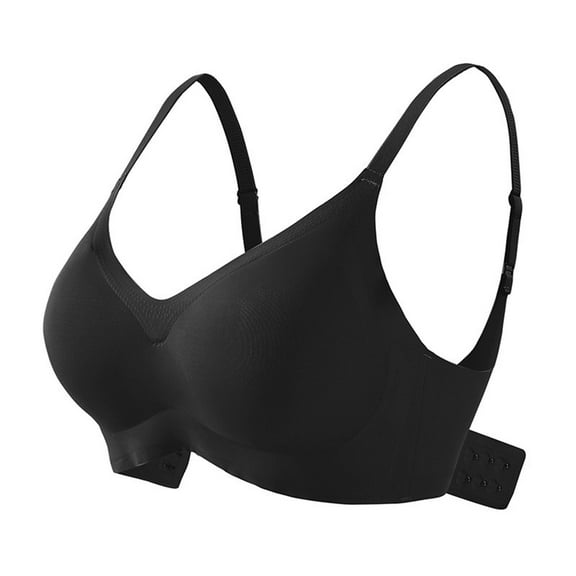 Xunlbb Sports Bras for Women, Wireless Bras, Woman's Printing Gathered Together Large Size Daily Bra Underwear No Rims Clearance Under $10