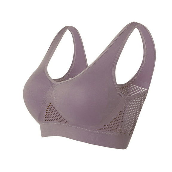 Summer Deal!Xunlbb Sports Bras for Women,Women Seamless Sports Bra Wirefree Yoga Bra With Removable Pads Gift for Women S-5XL