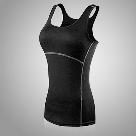 Xunlbb Sports Tank Tops for Women Tummy Control Tops Summer Training Lightweight Breathable Athletic Shirts Gym Yoga Biking Trendy Activewear Plus Size