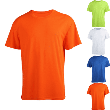 Xunlbb Summer Deals Men's T-shirts Lightweight Basic Mens Tops Short Sleeves Crew Neck Solid T-shirt Quick Dry Activewear Gym Workout Casual Daily Essentials S-XXXL