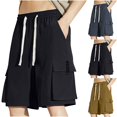 thumbnail image 1 of Xunlbb Summer Men's Cargo Shorts with Pockets Men's Casual Daily Outdoor Beach Lightweight And Breathable Work Shorts Cargo Sorts for Men, M-8XL, 1 of 9