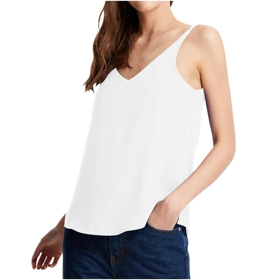 Xunlbb Tank Tops for Womens Lightweight Breathable Low Neck Blouses Sleeveless Solid Womens Tops Summer Vacati Holidays Party Gym Yoga Plus Size