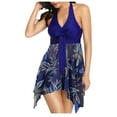 thumbnail image 1 of Xunlbb Tankinis for Women with Molded Cups,Women's Split Three-piece Printed Sexy Swimsuit, 1 of 2