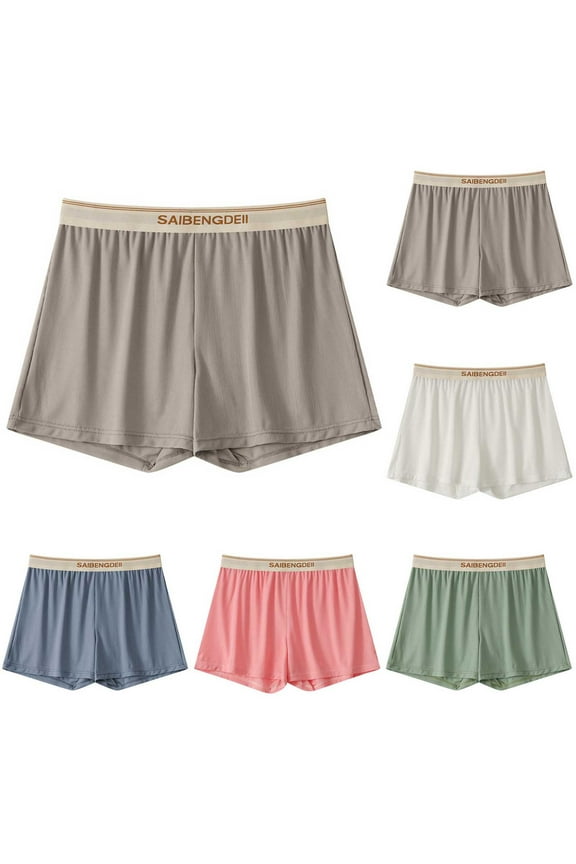 Underwear Boxers for Men Loose Breathable Sports Home Pants Flat Underwear Boxers Lightweight Quick Dry Gym Workout Training Daily Casual Underpants Plus Size