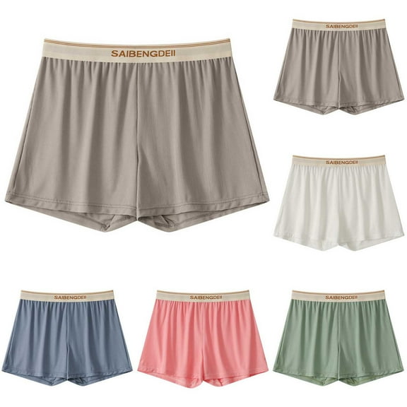 Xunlbb Underwear Boxers for Men Loose Breathable Sports Home Pants Flat Underwear Boxers Lightweight Quick Dry Gym Workout Training Daily Casual Underpants Plus Size