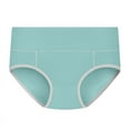 thumbnail image 1 of Xunlbb Underwear Women Pack,3PC Women's Large Seamless Cotton High Waist Briefs Hip Lifting Underpants (Green 2XL) on Clearance, 1 of 4