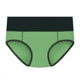 thumbnail image 1 of Xunlbb Underwear Women Pack,Women's Large Seamless Cotton High Waist Briefs Hip Lifting Underpants (Green 5XL) on Clearance, 1 of 3