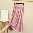 thumbnail image 1 of Xunlbb Up to 50% off Maxi Skirt, Ladies' Solid Color Fashionable Loose And A-line Skirt Pleated Skirt Gift for Girls, on Clearance, 1 of 4