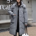 thumbnail image 1 of Xunlbb Winter Coats for Women Women Warm Pocket Coat Long Jacket Winter Sleeve Down Parkas,Size M-3XL, 1 of 5