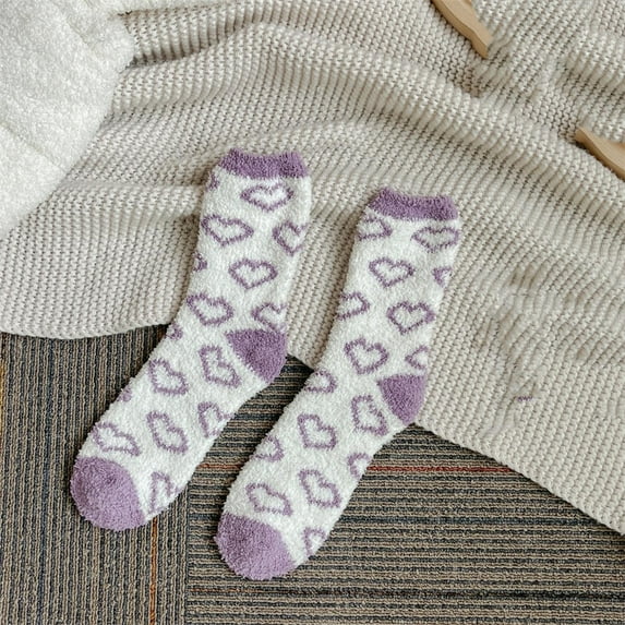 Xunlbb Winter SocksWomen's Print Thin Short Socks With Lace Mesh Socks Christmas Gift Free Size