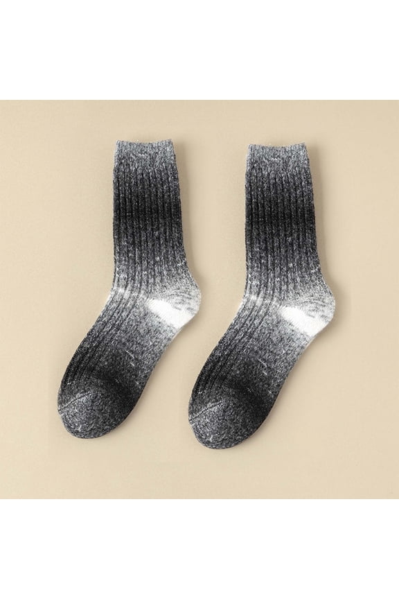 Winter Wool SocksWomen's Thick Warm Wool Socks Floor Sleep Socks Mid-tube Socks Socks Christmas Gift Free Size