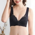thumbnail image 1 of Xunlbb Wireless Bras for Women,Sexy Lace Wireless Front Closure Bras For Women Lingerie Comfort Push Up Bra Silke Adjusted Big Size Backless Bralette Tops Gift for Women M-5XL, 1 of 4