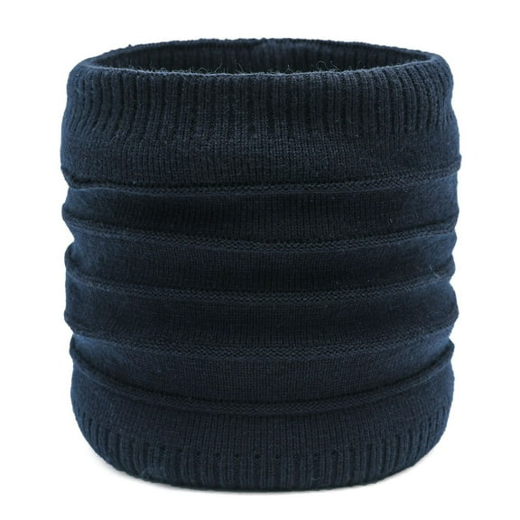 Xunlbb Women's Winter Scarf With Warmth And Plush Protection High Neck Thick Yarn Single Circle Solid Color And Neck Cover Christmas Gift