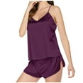 thumbnail image 1 of Xunlbb Womens Sleepwear Women's V-neck Sling Tank Shorts Home Suit Sets S-XL, 1 of 4