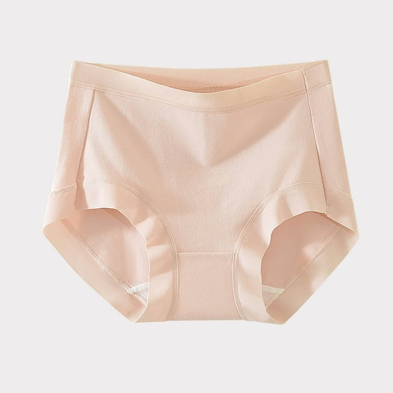 Xunlbb Womens Underwear Cotton Ladies Comfortable Solid Color Large Size Abdominal Panties Hight Waiste Underpants M-3XL on Clearance