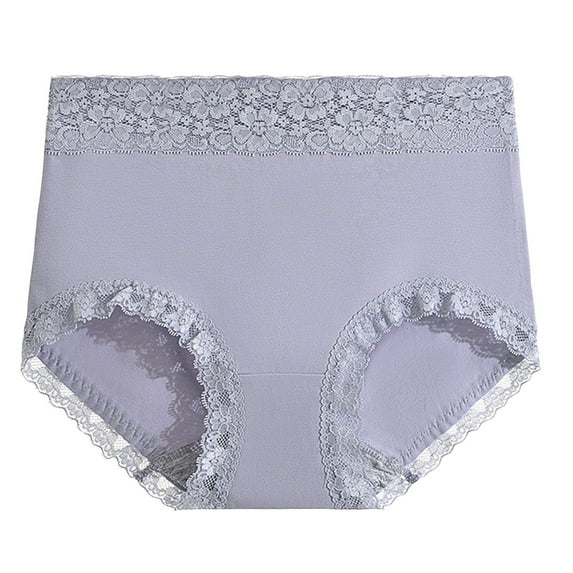 Xunlbb Womens Underwear Women's Lace Abdomen Mid-rise Waist And Hip Lift Comfortable Body Breathable Underwear Briefs M-4XL Up to 50% off