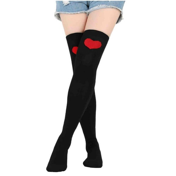 Xunlbb Womens Wool SocksWinter Warm Striped Calf Socks And Knee Socks For Women And Men Universal Socks Mid-calf Socks Socks Free Size