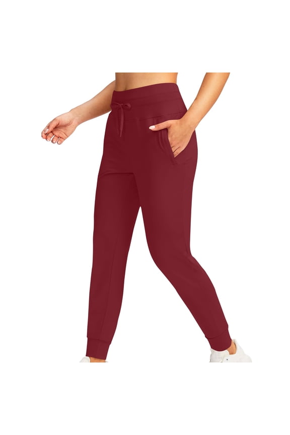 Womens Yoga Pants Leggings for Women Women's High Waist Drawstring Running Fitness Pants Tight Leg Sports Pants Long Pants on Clearance S-2XL