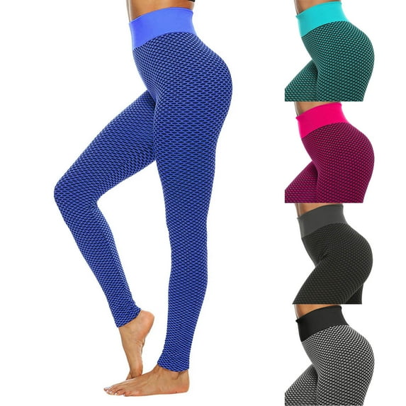 Xunlbb Womens Yoga Pants Leggings for Women Womens Stretch Yoga Leggings Fitness Running Gym Sports Full Length Active Pants on Clearance S-XL