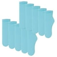 thumbnail image 1 of Xunmmm 10 Pairs Women Low Cut Short Socks Ice Silk Cool Feeling Flock Thin Breathable Summer Short Socks Stretch Invisible Ankle Socks For Daily, 1 of 4
