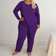 thumbnail image 1 of Xunmmm Thermal Underwear Set for Women Long Johns with Fleece Lined Long Sleeves Base Layer Set Top Bottom Womens Plus M-6XL, 1 of 7