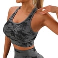 thumbnail image 1 of Xunmmm Womens Yoga Bra Tie Dye Print Yoga Tank Top With In Bra Sculpting Outerwear For Fitness & Sports Wear, 1 of 3