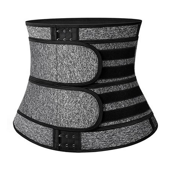 Xuplwnp Women Underwear on Clearance Women Workout Hot Sweat Waist Trainer Corset Gym Sports Workout Fitness Trimmer Belt for Double Firm Control Compression Abs Belt for Women Faja De Mujer