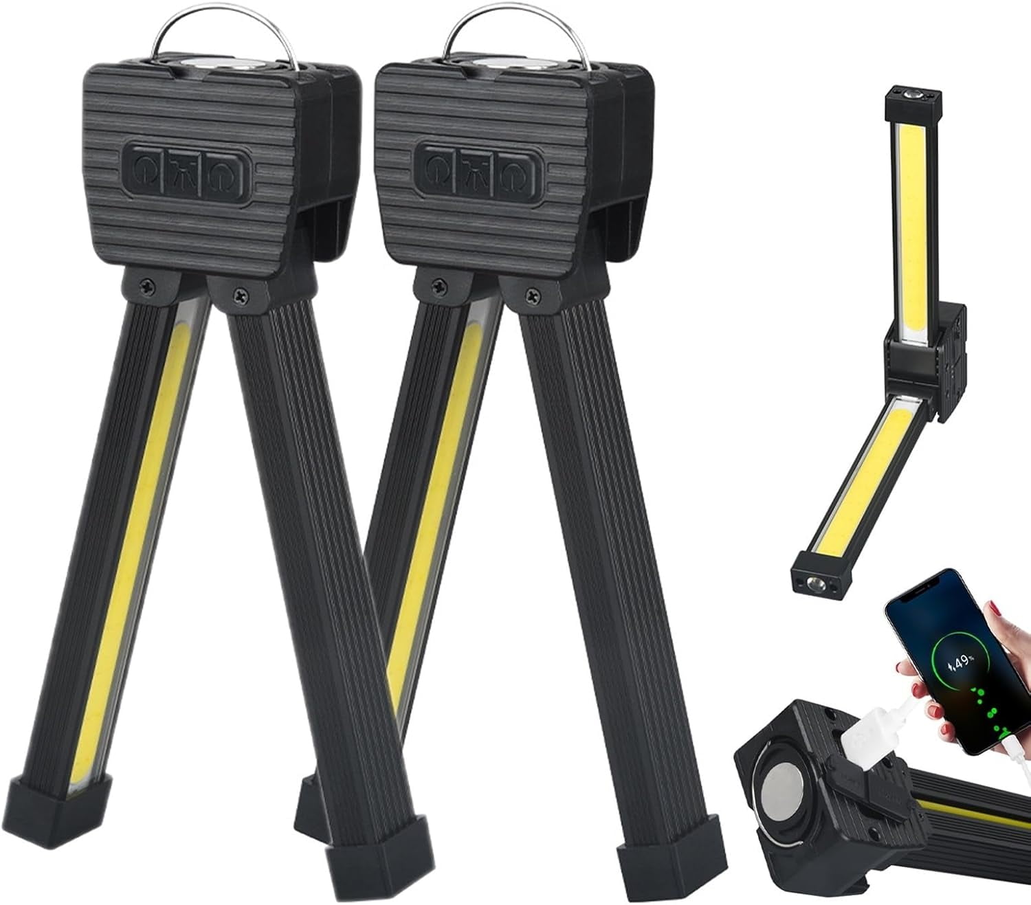 Afenau Posing Lampe 5W - Magnetische Gym Beleuchtung Mit USB-C Ladeport Für Fitness & Camping