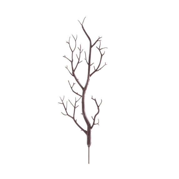 Xuyuer Artificial Bare Twig Branches, Bendable Plastic Dry Leafless Stems for Vase Filler, Fall Halloween Wedding Floral Arrangement Decor Supply Gift, #2, #2