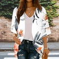thumbnail image 1 of Xuyuer Cardigan for Women 3/4 Sleeve Lightweight Summer Kimono Cardigan Loose Beach Cover Up 2026 Summer Cardigan Casual V Neck Cute Tops Floral Kimono Summer Short Cover Ups, 1 of 7