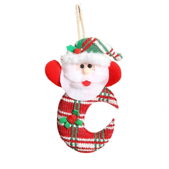 Xuyuer Christmas Hanging Ornaments Set, Festive Xmas Tree Pendants with Cords for Indoor Home Decor, Holiday Hang Tags for Tree Window Mantel Gift