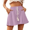 thumbnail image 1 of Xuyuer Flowy Athletic Shorts for Women Gym Yoga Workout Running Short Pants Tennis Shorts Cute Clothes Casual Summer, 1 of 7